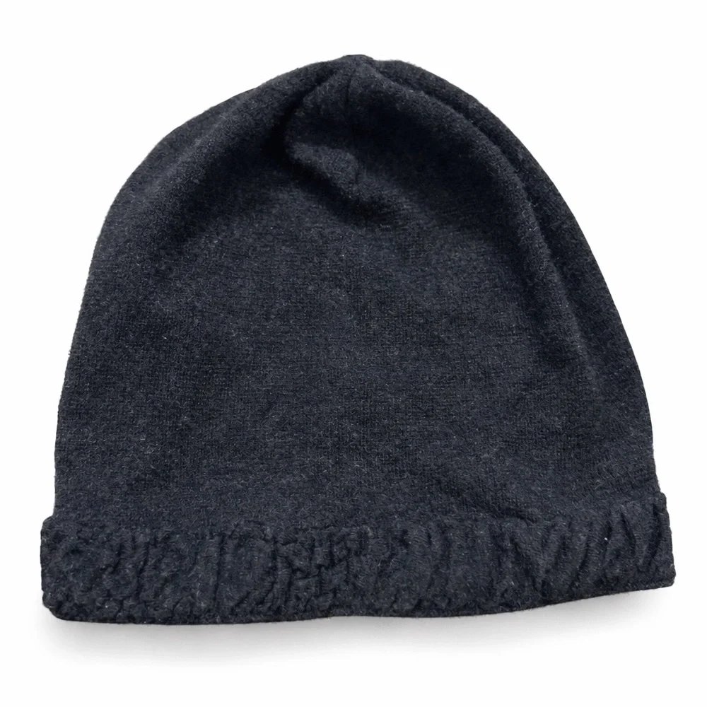 Balenciaga Knit Beanie Hat • Unisex Wool Blend Vintage Designer Cap